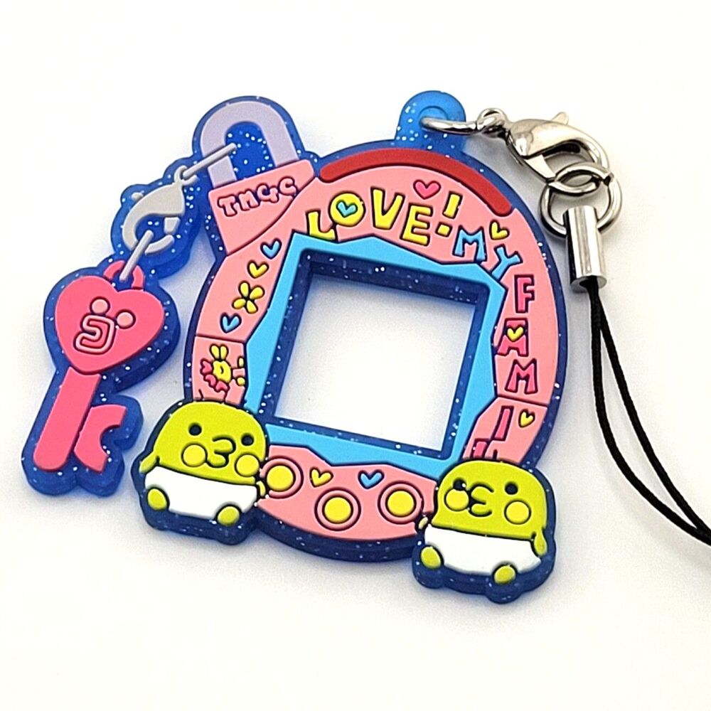 Tamagotchi Familitchi Love My Family Sparkling Rubber Charm